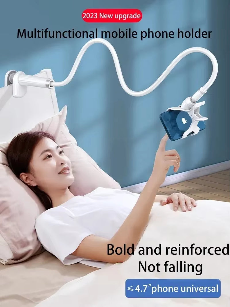 360 Clip Mobile Phone Holder Stand Portable Flexible Lazy Bed Desktop Bracket Desk Mount Stand for Iphone Samsung Xiaomi 70Cm