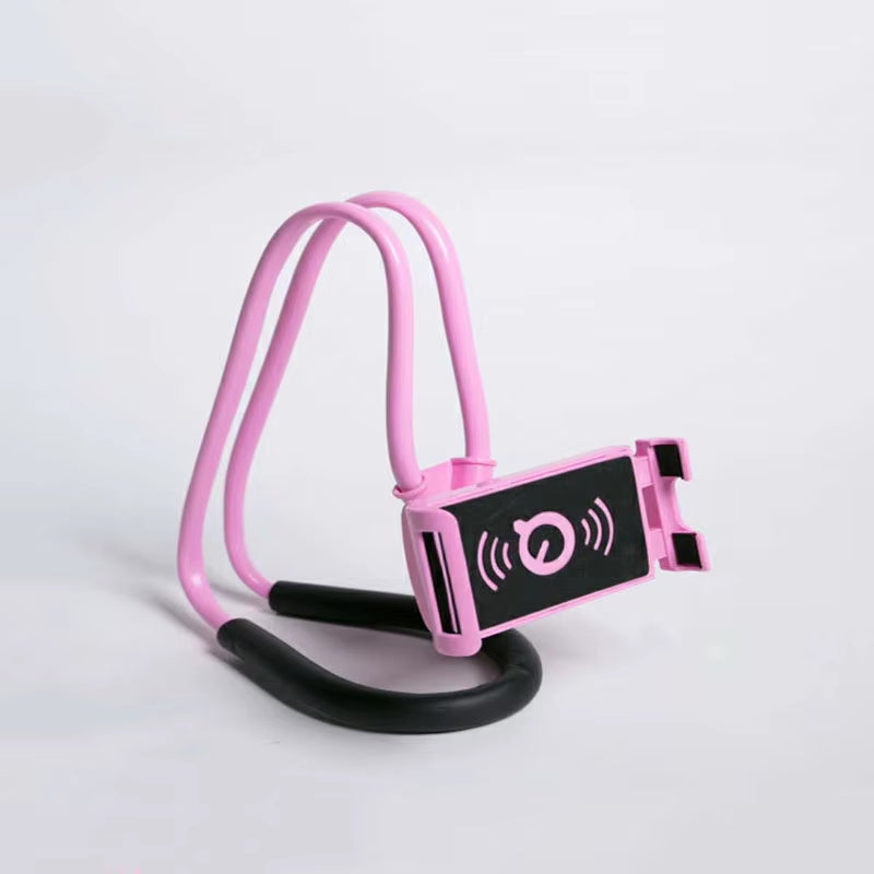 360 Degree Lazy Neck Necklace Bracket Bed Phones Holder Stand Tablets Clip Holder  Flexible Cell Phone Holder Hanging