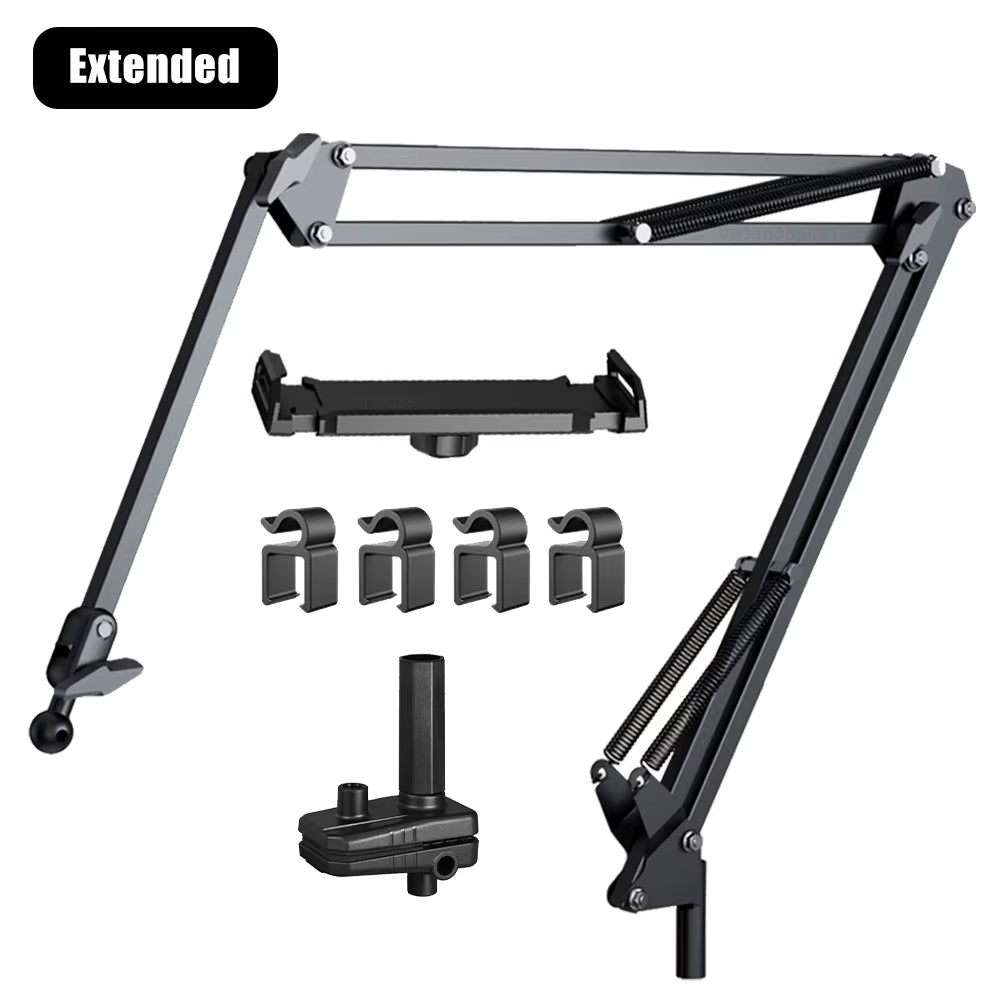 Tablet Holder for Bed 360° Adjustable Bracket Metal Arm Stand for Ipad Pro 12.9 11 13 Air 2024 Xiaomi Samsung Tab Phone Support