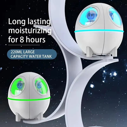 2023 NEW 1Pc Portable Moon Lamp with Space Capsule Humidifier and Essential Oildiffuser - Perfect for Relaxing and Sleeping