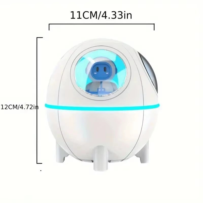 2023 NEW 1Pc Portable Moon Lamp with Space Capsule Humidifier and Essential Oildiffuser - Perfect for Relaxing and Sleeping