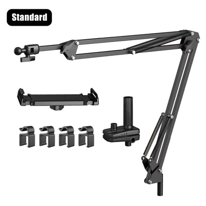 Tablet Holder for Bed 360° Adjustable Bracket Metal Arm Stand for Ipad Pro 12.9 11 13 Air 2024 Xiaomi Samsung Tab Phone Support