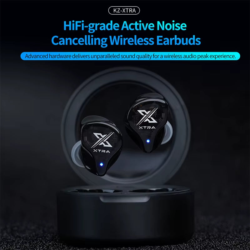 Xtra TWS Noise Cancelling Bluetooth 5.4 Earphones True Wireless Earbuds Multi-Mode ANC QCC3091