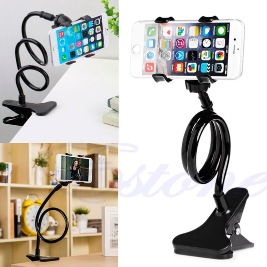 Lazy Bed Desktop Car Stand Mount Holder for Cell Phone Long Arm