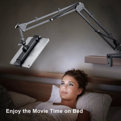 Tablet Holder for Bed 360° Adjustable Bracket Metal Arm Stand for Ipad Pro 12.9 11 13 Air 2024 Xiaomi Samsung Tab Phone Support