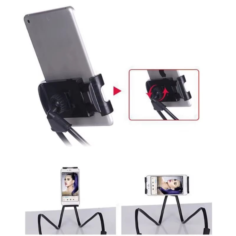 360 Degree Lazy Neck Necklace Bracket Bed Phones Holder Stand Tablets Clip Holder  Flexible Cell Phone Holder Hanging