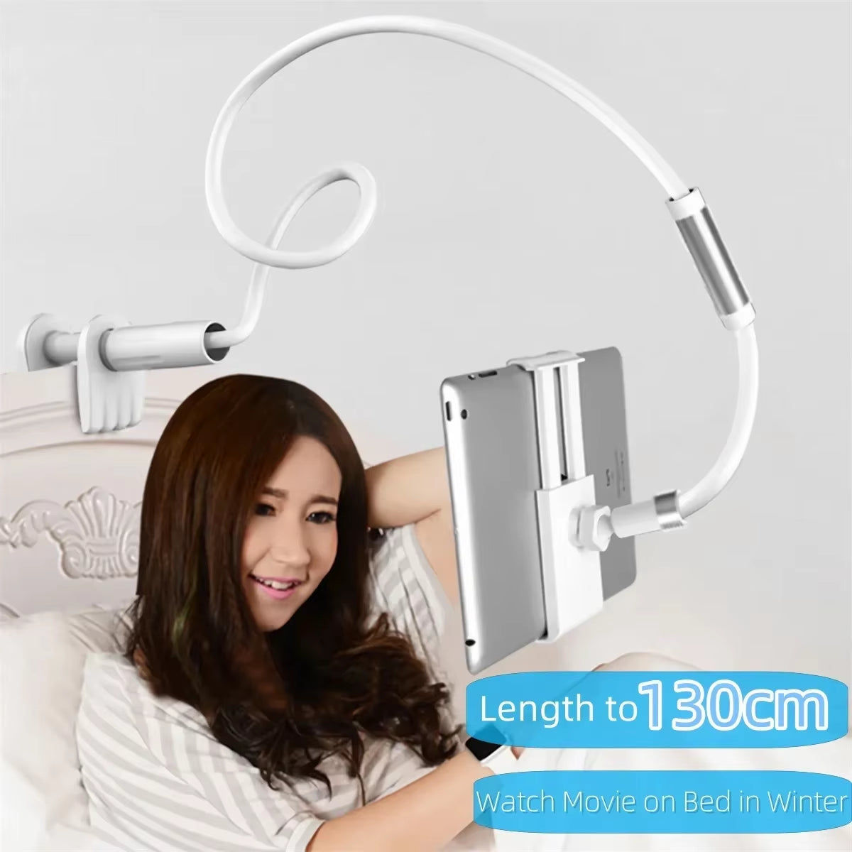 Flexible Long Arm Tablet Stand Holder for Bed Desk 5-11’’ Phone Tablet Support for Xiaomi Huawei Samsung Teclast Ipad Tab Stand