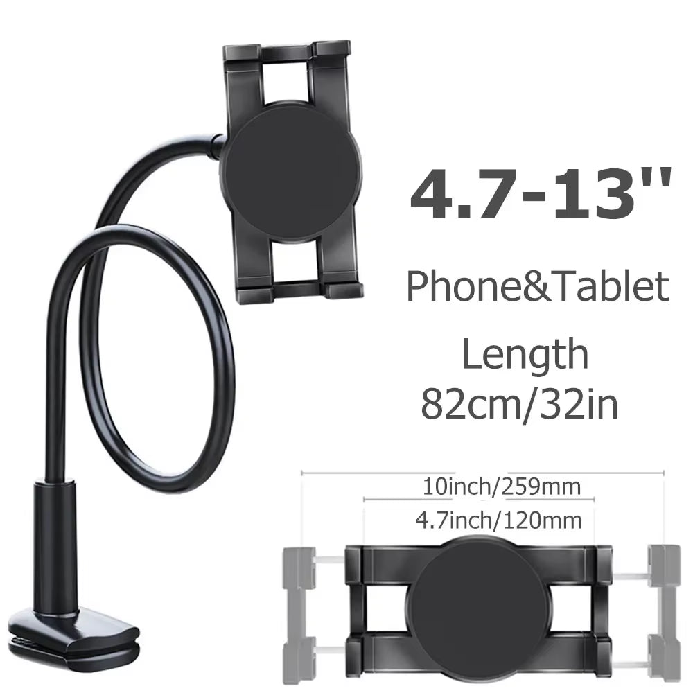 Flexible Long Arm Tablet Stand Holder for Bed Desk 5-11’’ Phone Tablet Support for Xiaomi Huawei Samsung Teclast Ipad Tab Stand