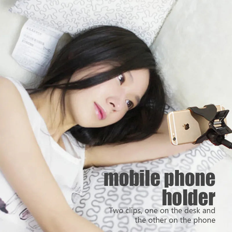 Mobile Phone Holder Flexible Lazy Holder Adjustable Cell Phone Clip Home Bed Desktop Mount Bracket Smartphone Stand