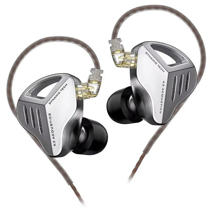 ZVX Earphones Dynamic HIFI Bass Earbuds in Ear Monitor Headphones Sport Noise Cancelling Headset