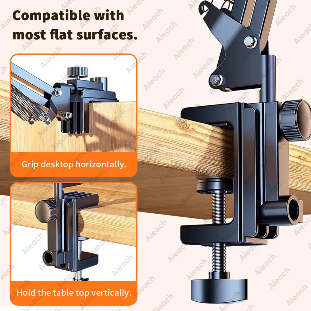 Tablet Bracket for Bed Ipad Stand 360° Rotating Bed Tablet Mount Stand with 90Cm Metal Arm for 4.7~12.9 Inch Phone Tablet Holder