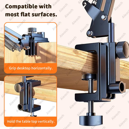 Tablet Bracket for Bed Ipad Stand 360° Rotating Bed Tablet Mount Stand with 90Cm Metal Arm for 4.7~12.9 Inch Phone Tablet Holder