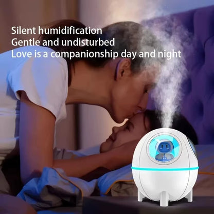 2023 NEW 1Pc Portable Moon Lamp with Space Capsule Humidifier and Essential Oildiffuser - Perfect for Relaxing and Sleeping