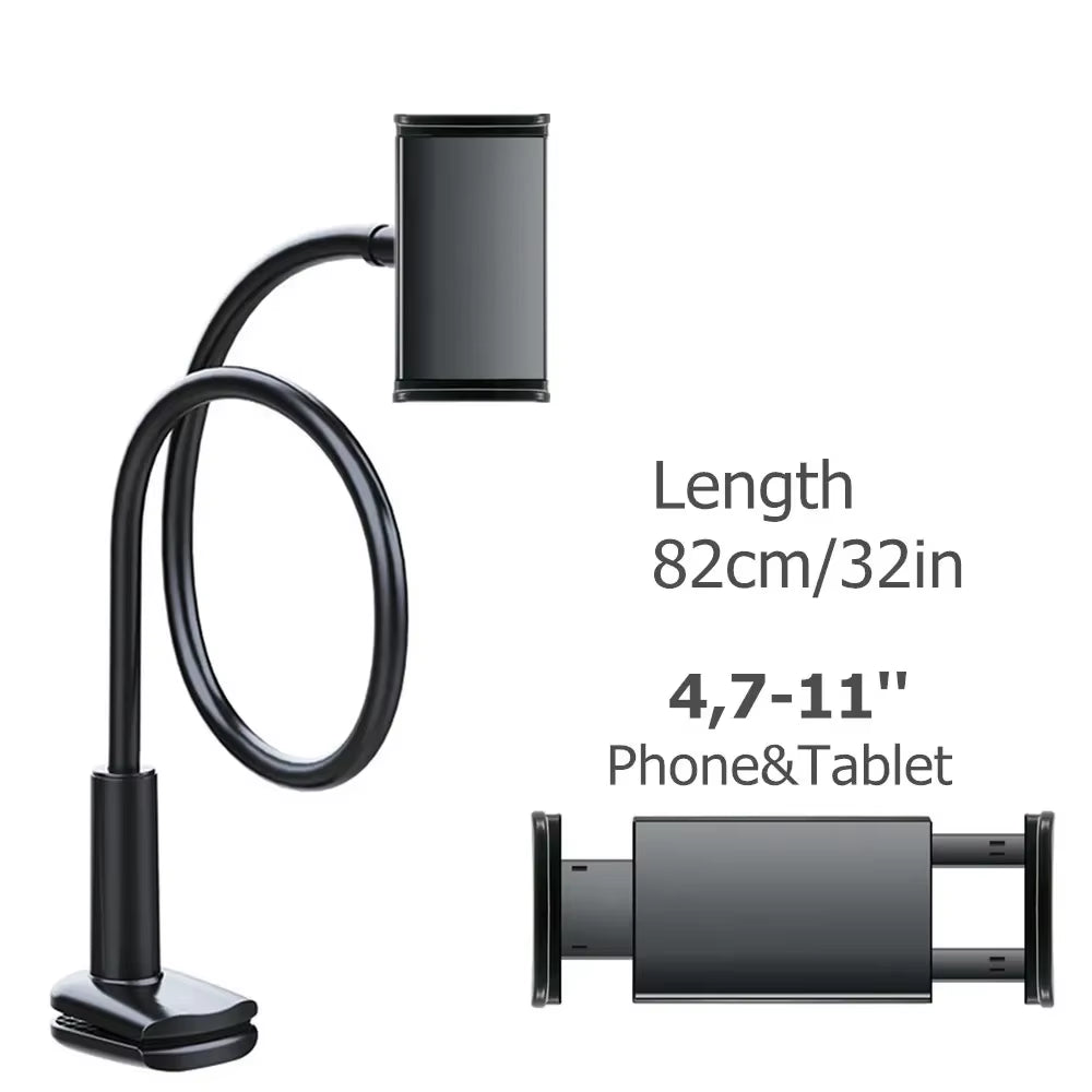 Flexible Long Arm Tablet Stand Holder for Bed Desk 5-11’’ Phone Tablet Support for Xiaomi Huawei Samsung Teclast Ipad Tab Stand