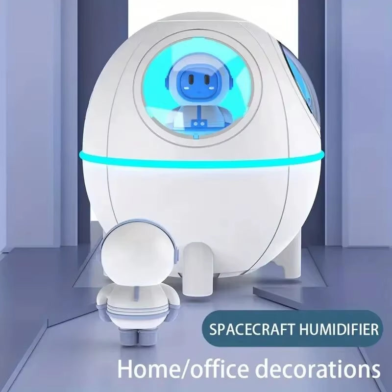 2023 NEW 1Pc Portable Moon Lamp with Space Capsule Humidifier and Essential Oildiffuser - Perfect for Relaxing and Sleeping