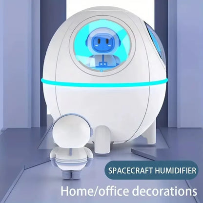 2023 NEW 1Pc Portable Moon Lamp with Space Capsule Humidifier and Essential Oildiffuser - Perfect for Relaxing and Sleeping